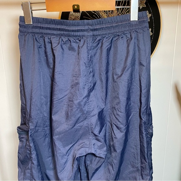 Outdoor Voices Windbreaker Pant BreakLite Blue Packable Blue Cargo Joggers Nylon - Picture 7 of 9